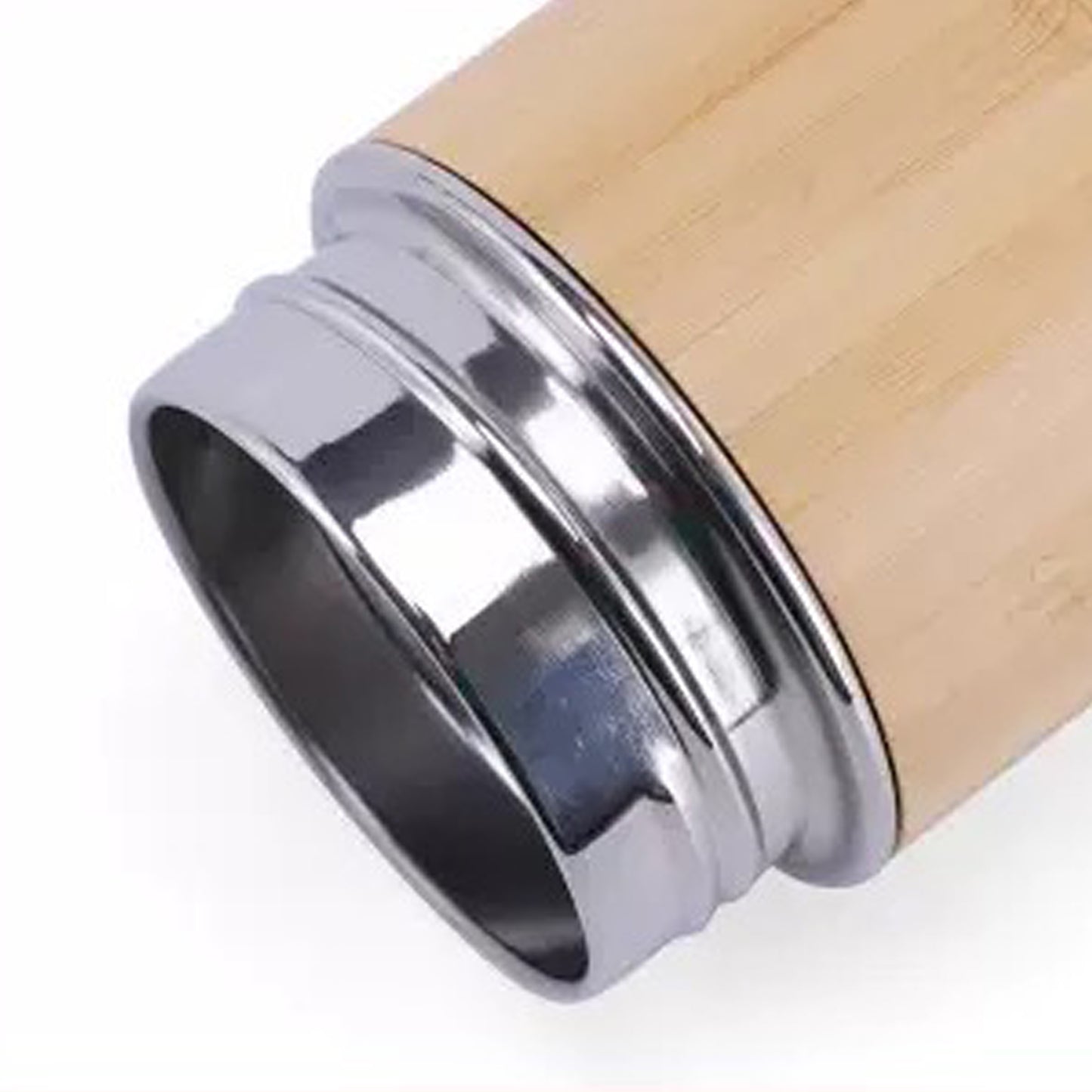 Cuisiland 500ml Bamboo Stainless Steel Tea Thermos Bottle with Handle