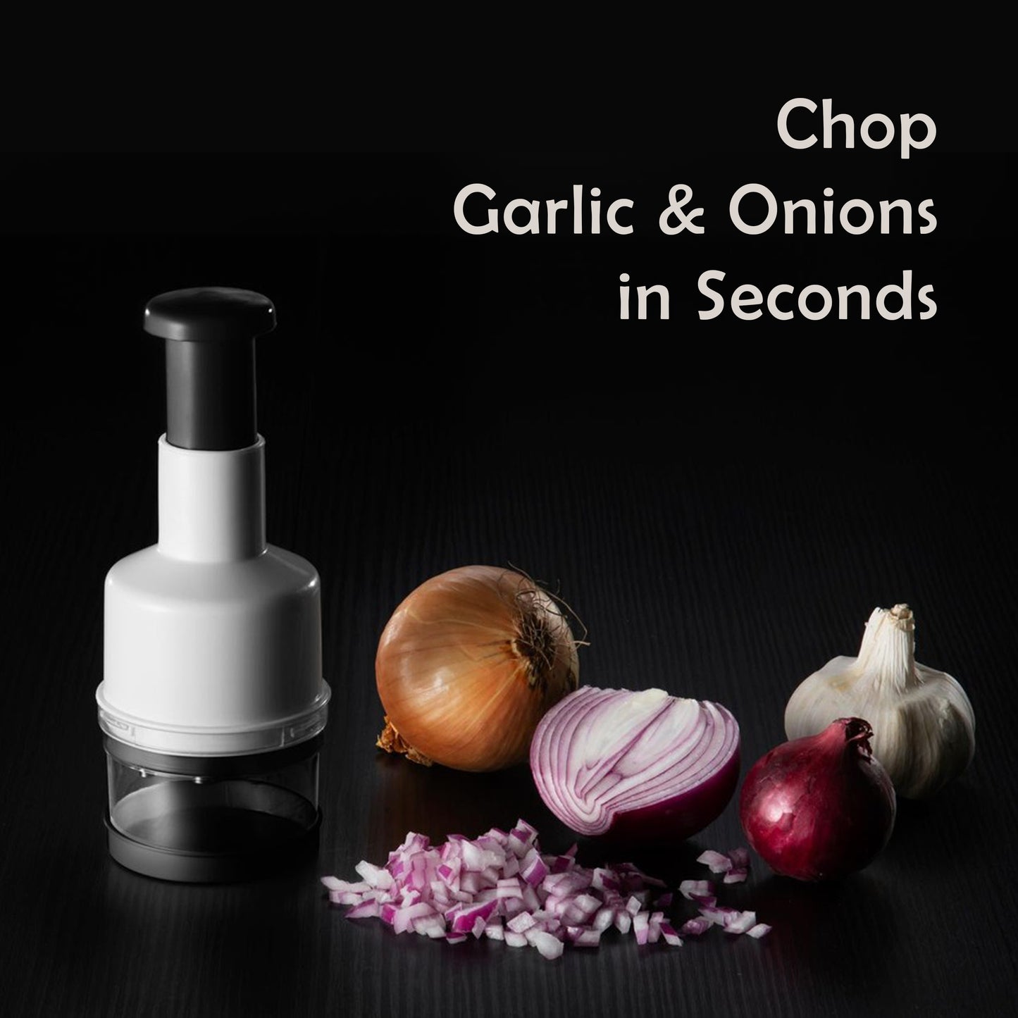 Cuisiland 8.75’’ x 3’’ Manual Garlic Press Chopper