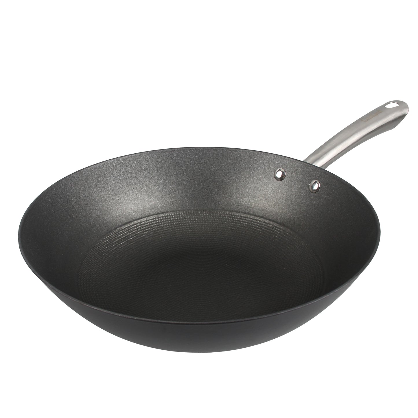 Cuisiland 12" Honeycomb Classic Cast Iron Wok