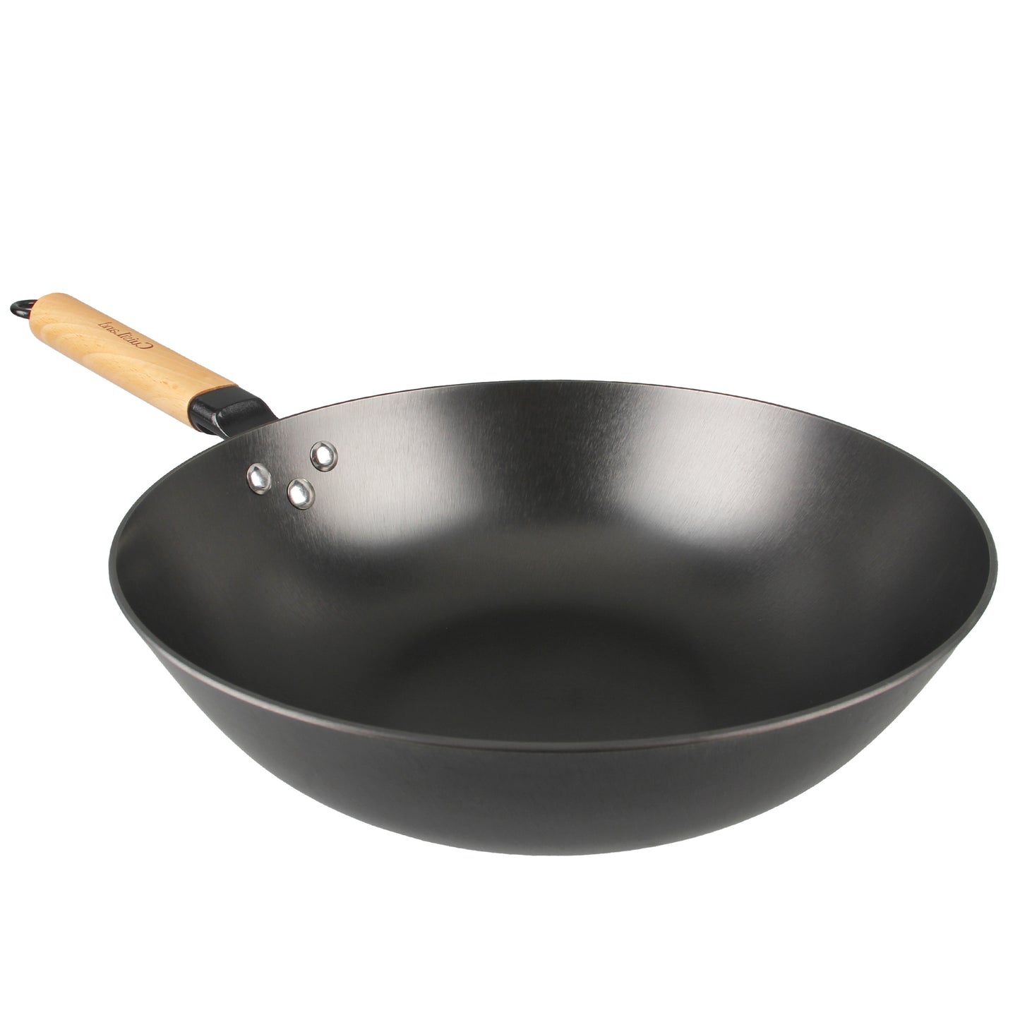 Cuisiland 12" Nitrided Cast Iron Wok