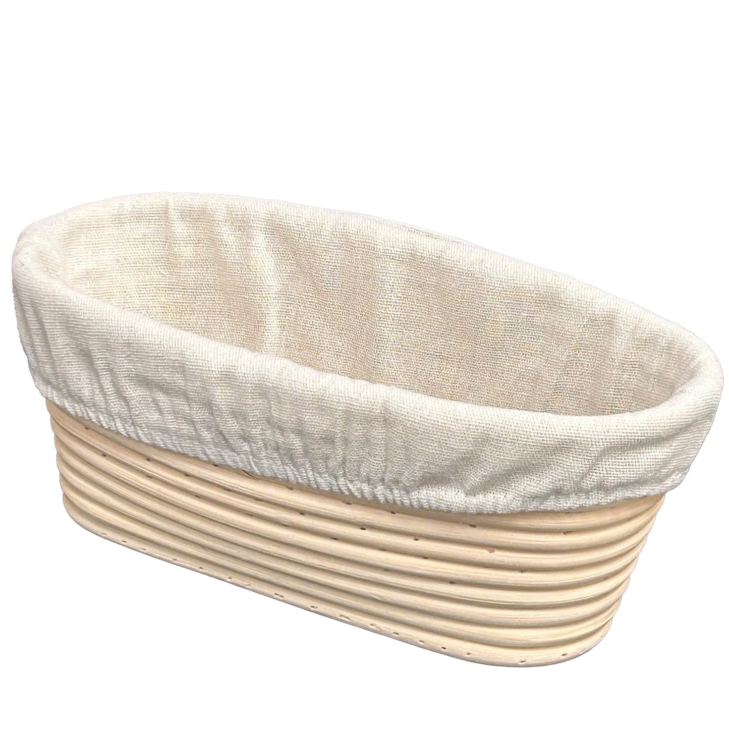 Cuisiland 11" x 4.7" x 4" Oval Banneton Bread Proofing Basket