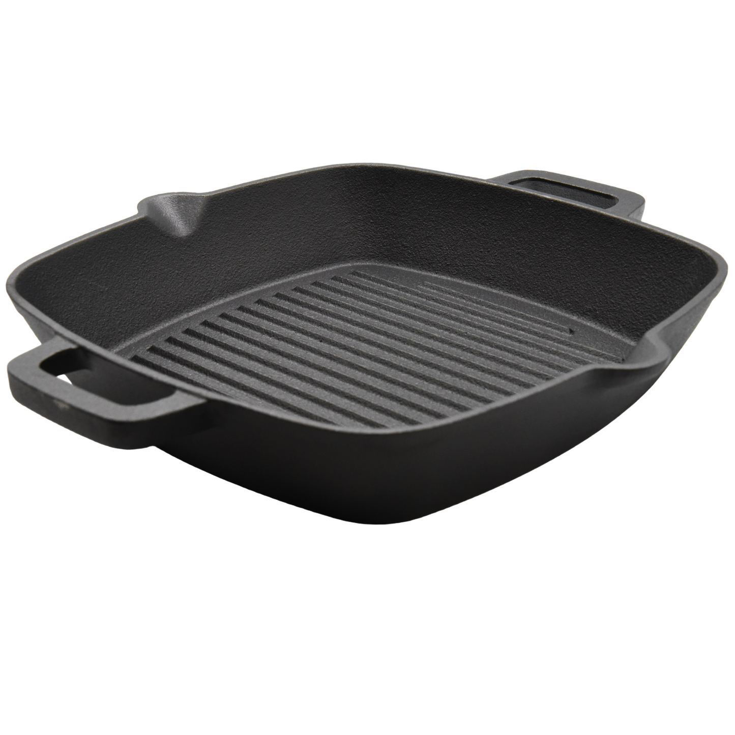 Pre-seasoned Square Grill Skillet With Two Handles (10.25")