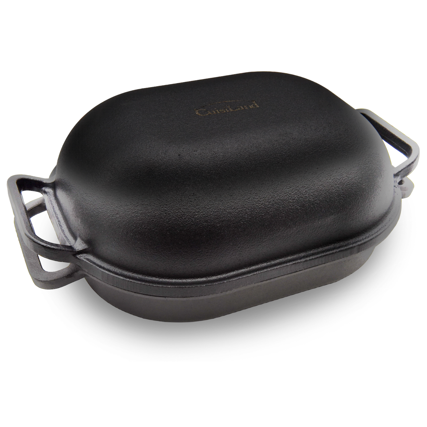 Cuisiland Large Pre-Seasoned Heavy Duty Cast Iron Bread & Loaf Pan