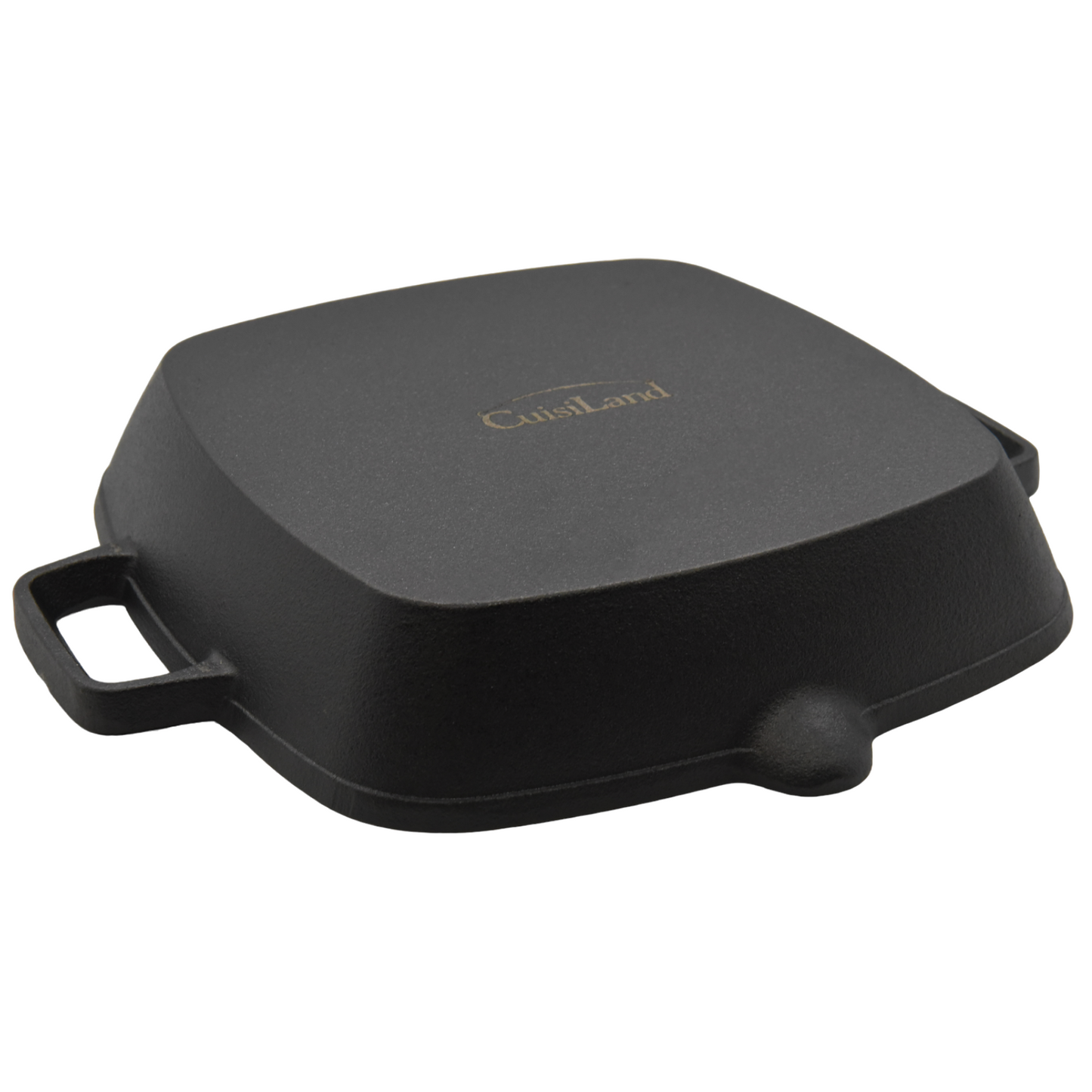 Pre-seasoned Square Grill Skillet With Two Handles (10.25")