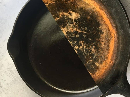 Reviving a cast-iron pan