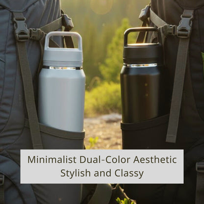 Cuisiland 700ml Stainless Steel Sports Water Bottle with Dual-Layer Tea Infuser