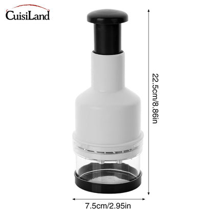 Cuisiland 8.75’’ x 3’’ Manual Garlic Press Chopper