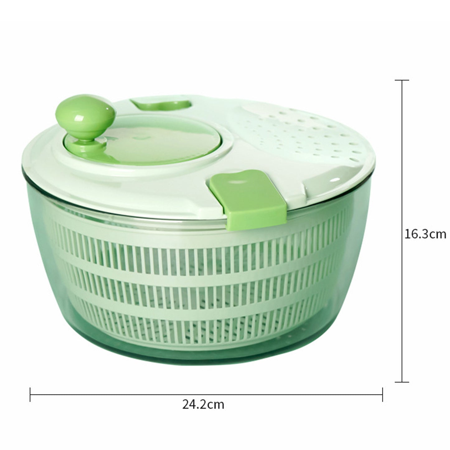 Cuisiland 9.5-inch Multi-Functional Salad Spinner & Vegetable Slicer