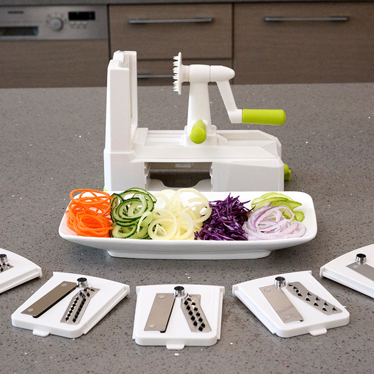 Cuisiland 5-in-1 Spiralizer Vegetable Slicer