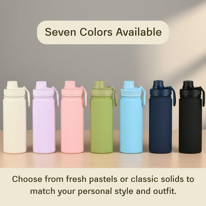 Cuisiland 650ml Stainless Steel Insulated Water Bottle with Handle