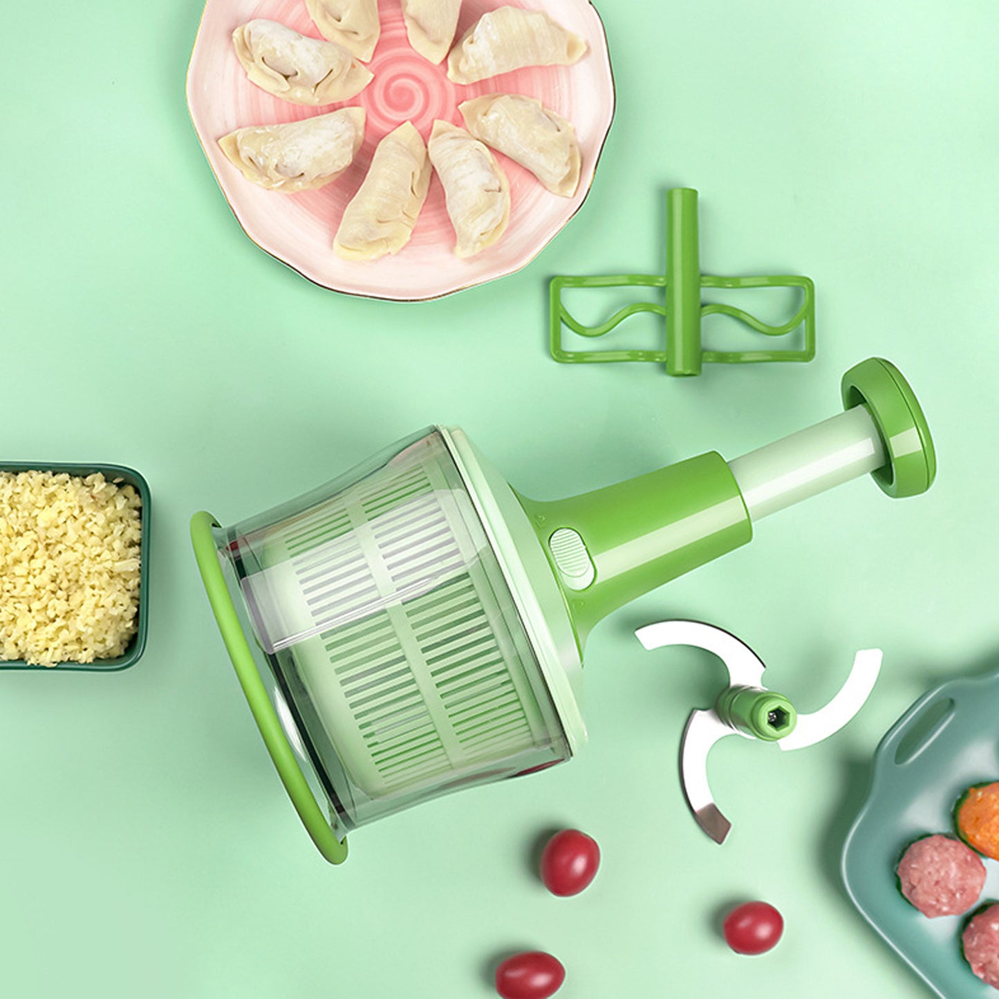 Cuisiland 1.1L Press Chopper