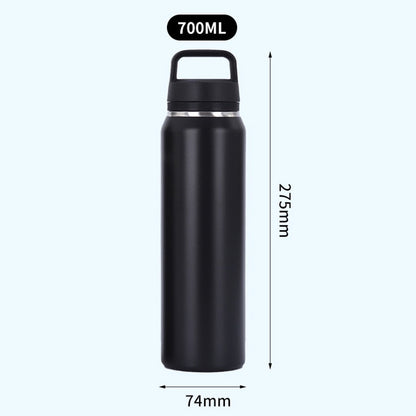 Cuisiland 700ml Stainless Steel Sports Water Bottle with Dual-Layer Tea Infuser