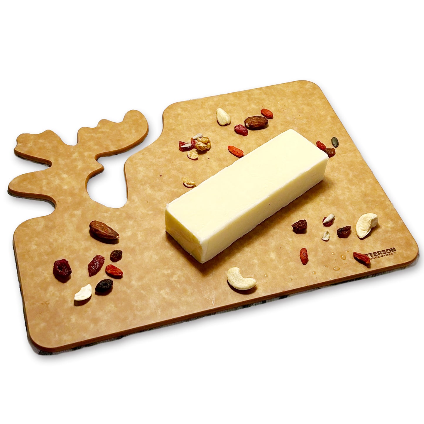 12x9'' Cheese Cutting Board – Eco-Friendly Wood Fiber Design | Durable, Reversible, and Heat-Resistant