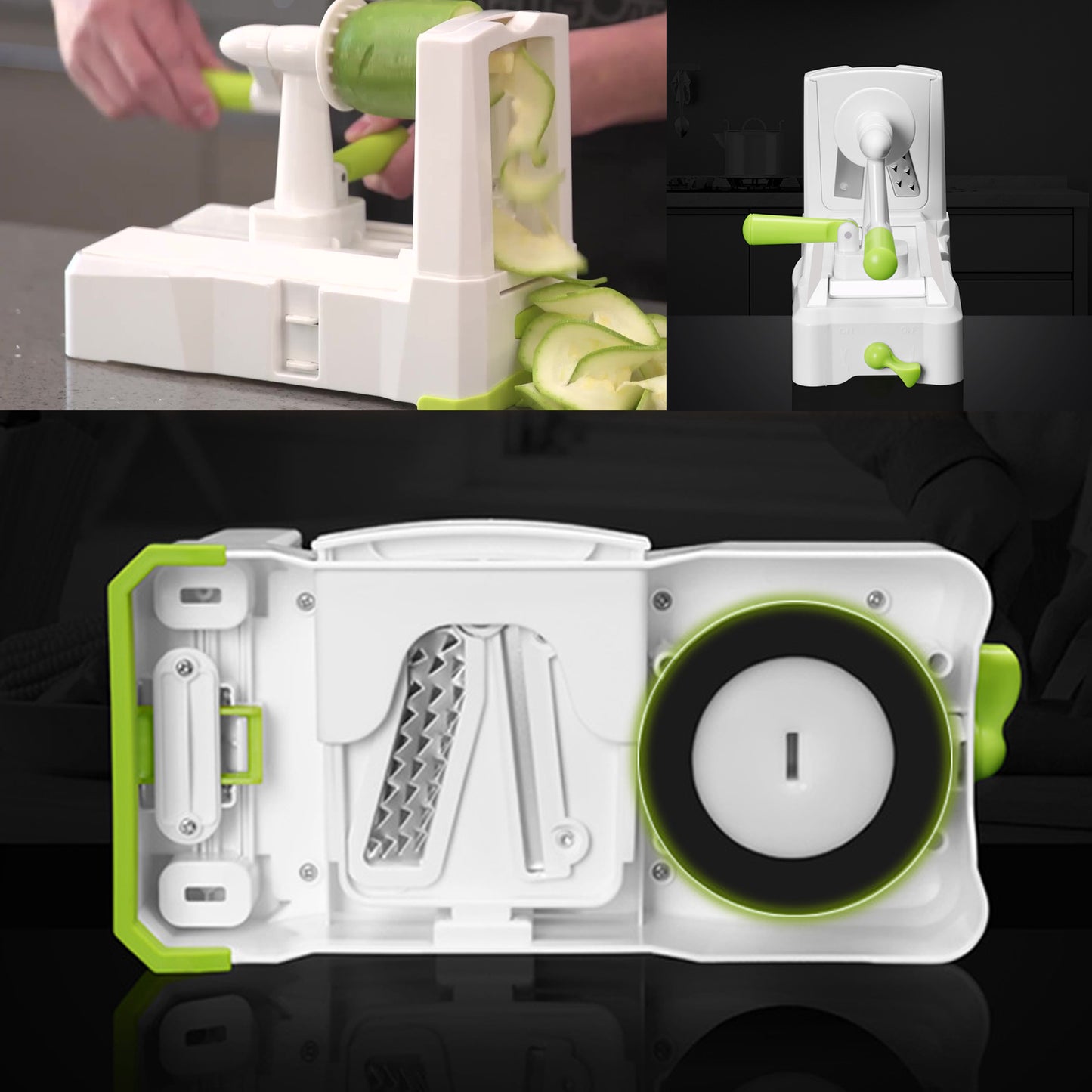 Cuisiland 5-in-1 Spiralizer Vegetable Slicer
