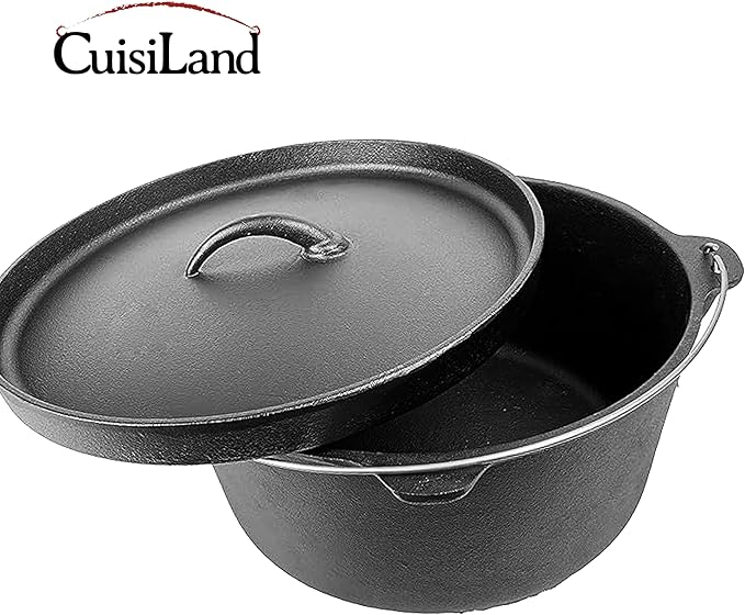 20QT Pre-seasoned Dutch Oven - Lip Lid