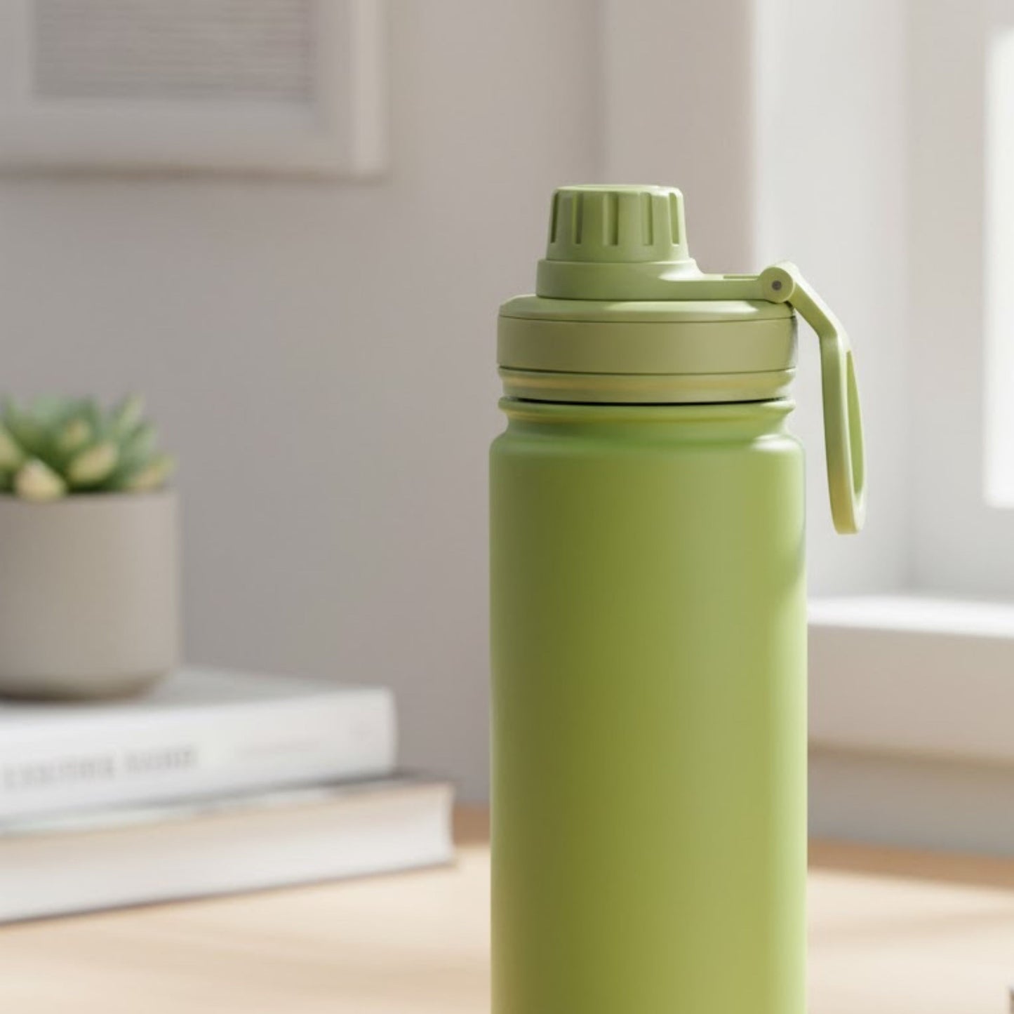 Cuisiland 650ml Stainless Steel Insulated Water Bottle with Handle