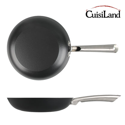 Cuisiland 8", 9.5", 10.25" Honeycomb Cast Iron Frying Pan Set