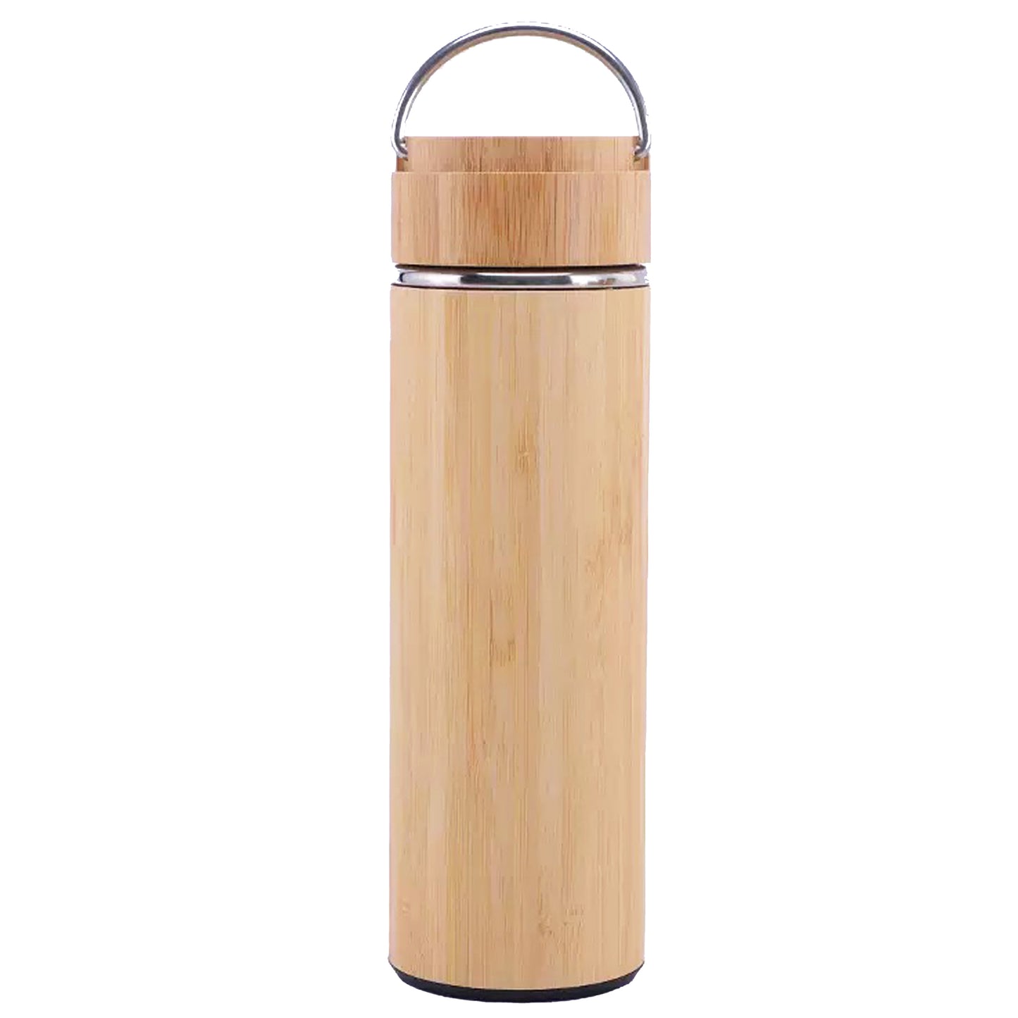Cuisiland 500ml Bamboo Stainless Steel Tea Thermos Bottle with Handle
