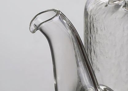 Borosilicate Glass Teakettle (Striped 1200 ml)