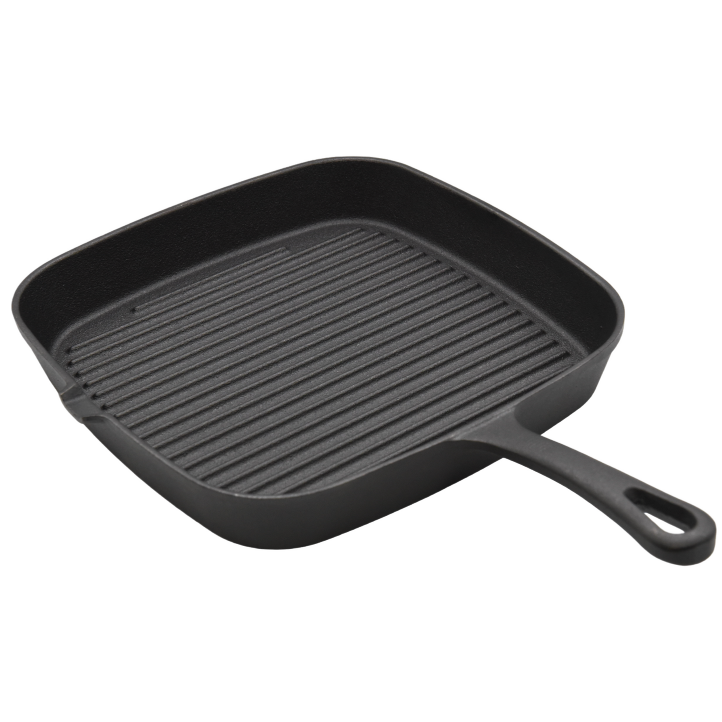 Pre-Seasoned Cast Iron Square Grill Pan Skillet