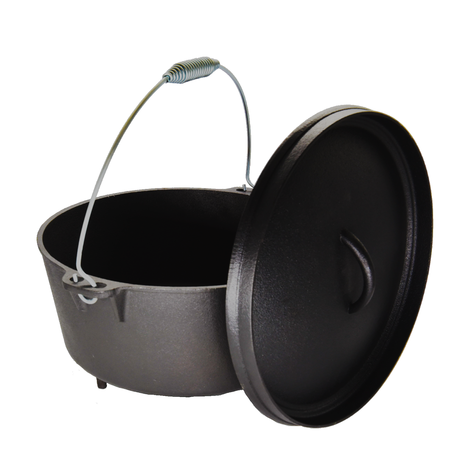 CUISILAND 9QT Pre-Seasoned Cast Iron Dutch Oven with Lid 