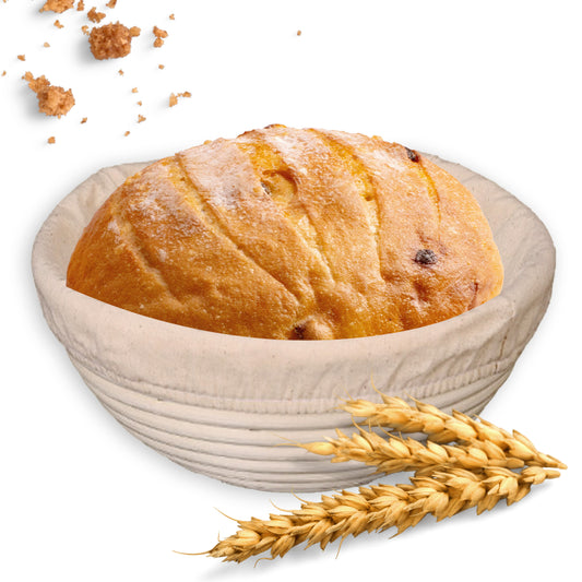 Cuisiland 20 x 8 cm Round Banneton Bread Proofing Basket