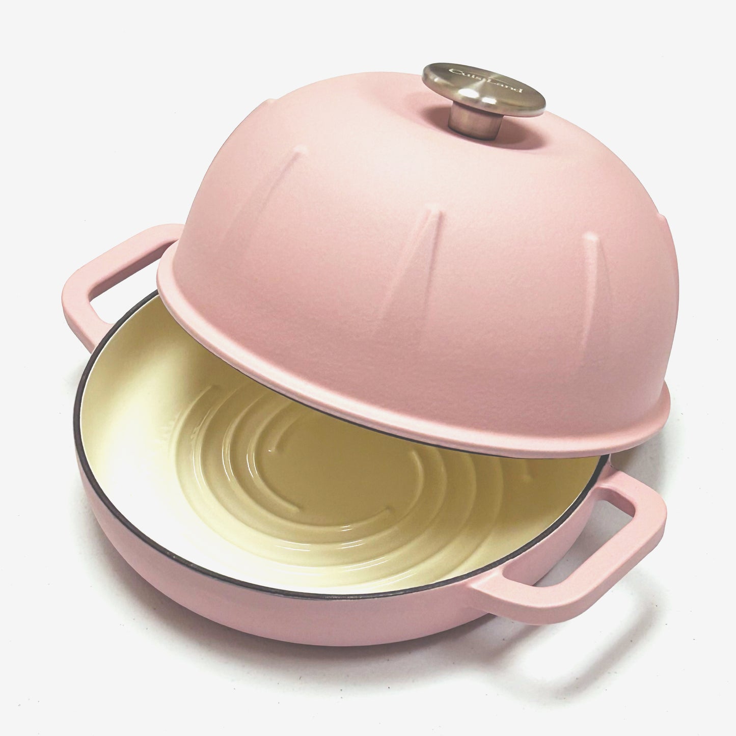 Cuisiland Pre-Seasoned Cast Iron Bread Cloche – Dome Lid Dutch Oven for Artisan Sourdough Baking – Heat-Retaining, Nonstick Bakeware for Crispy Crust & Even Baking – Oven Safe