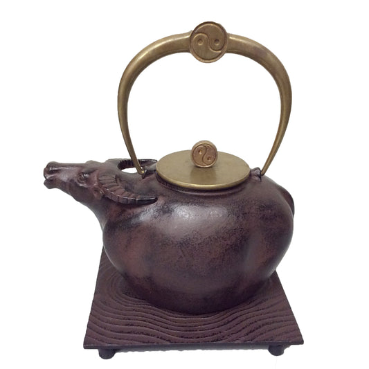 Chinese Zodiac Animal Cast Iron Teapot